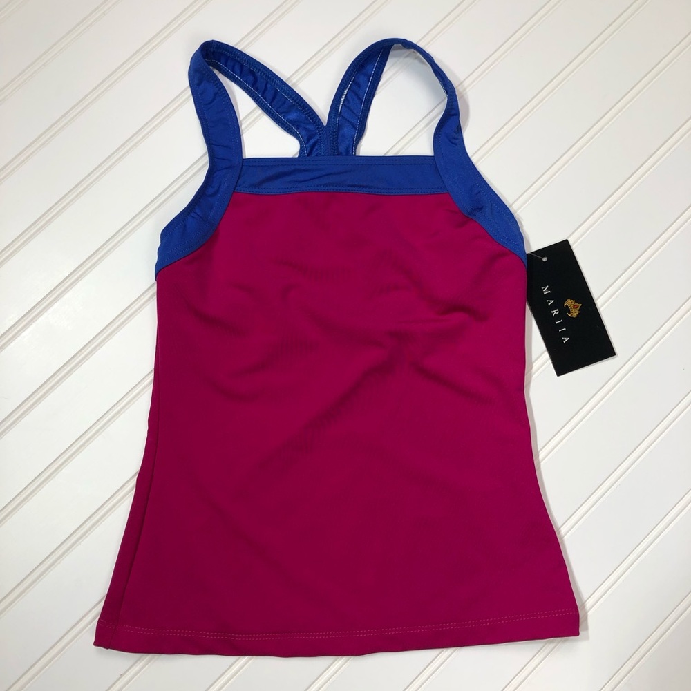 NWT Mariia Dance Wear Tank Top Size P Petite